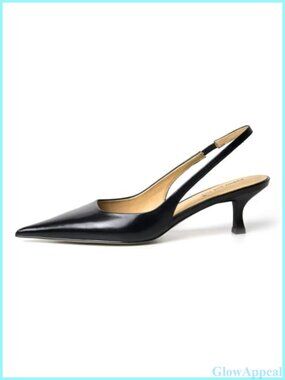 Mid Kitten Heel Slingback Sandals Pointy Toe Stiletto Pumps Dress Shoes